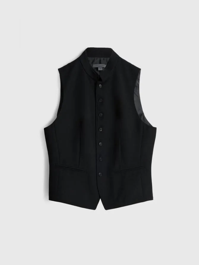 GLYNN VEST Black Clothing John Varvatos Suiting