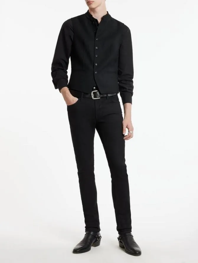 GLYNN VEST Black Clothing John Varvatos Suiting