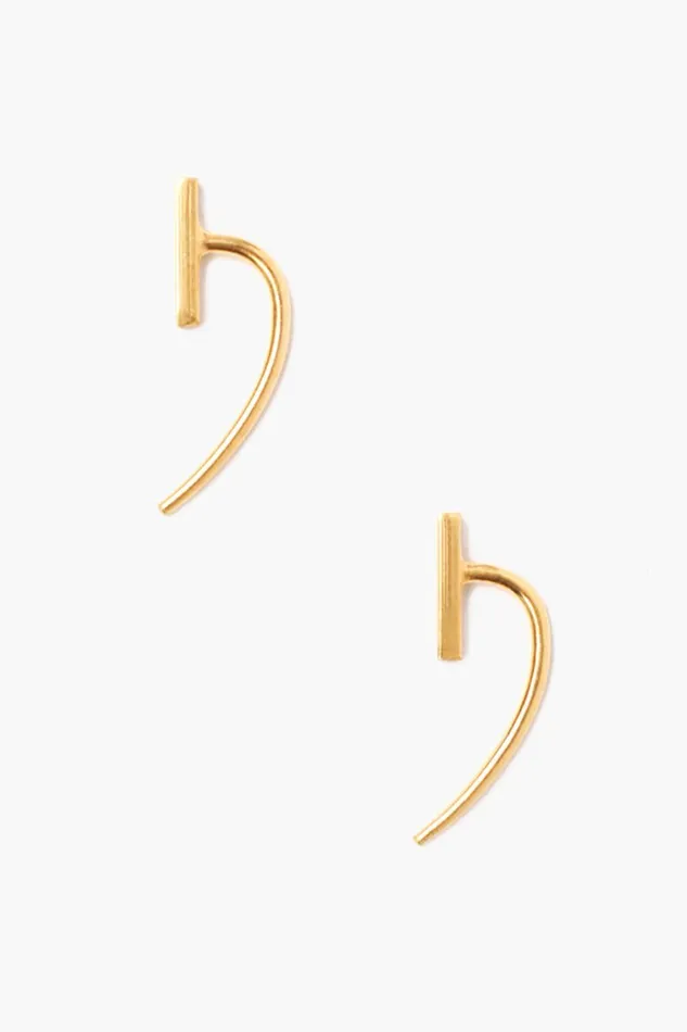 Gold Bar And Hook Earrings Women Chan Luu Earrings