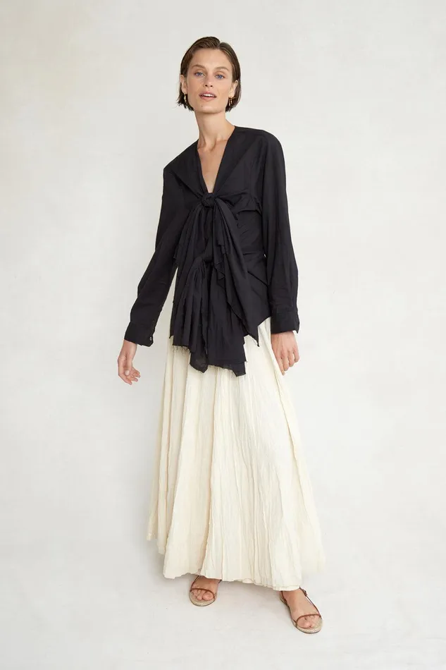 Gracie Skirt Natural Women Chan Luu Bottoms