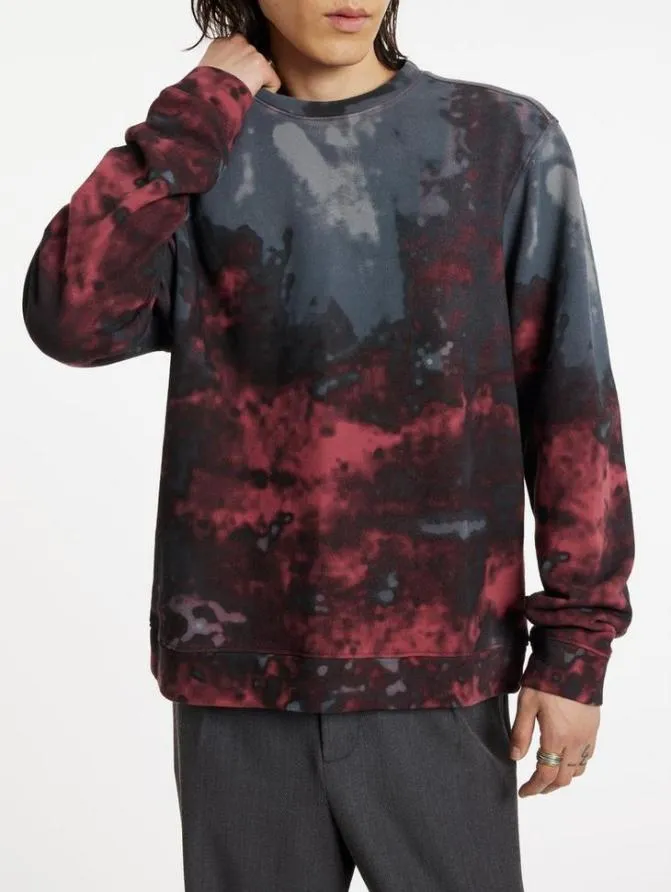 GROVE CREWNECK Grey Stone Clothing John Varvatos Sweaters