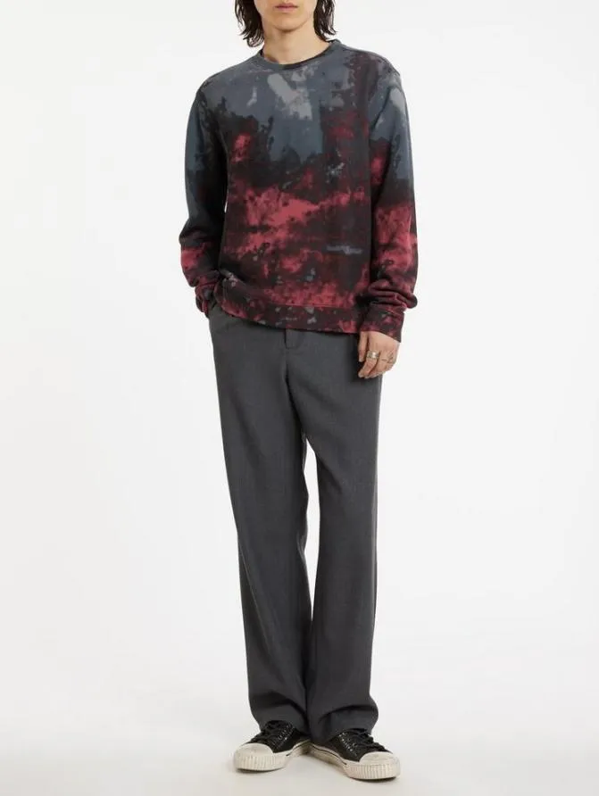 GROVE CREWNECK Grey Stone Clothing John Varvatos Sweaters