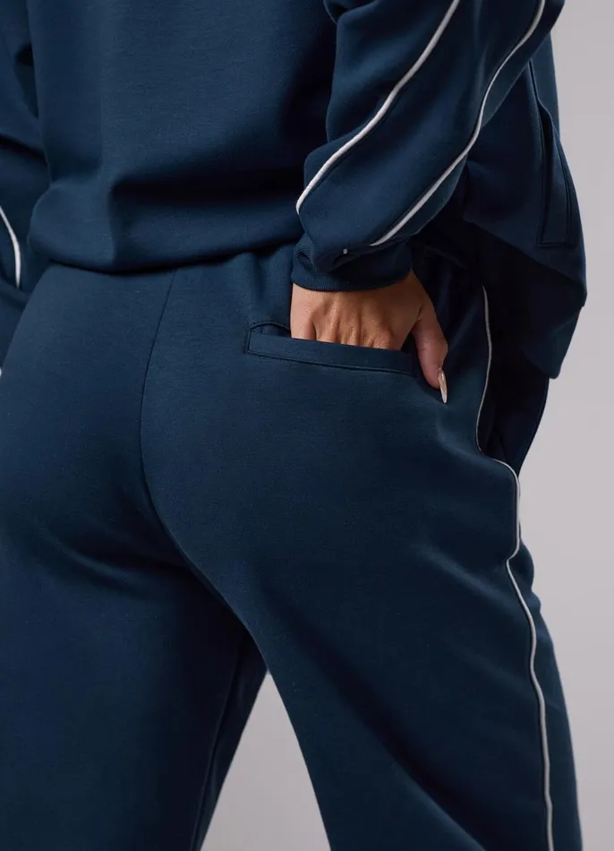 Gym King CoOrds Women GKW Sports Luxe Track Pants 8211 Rich Blue