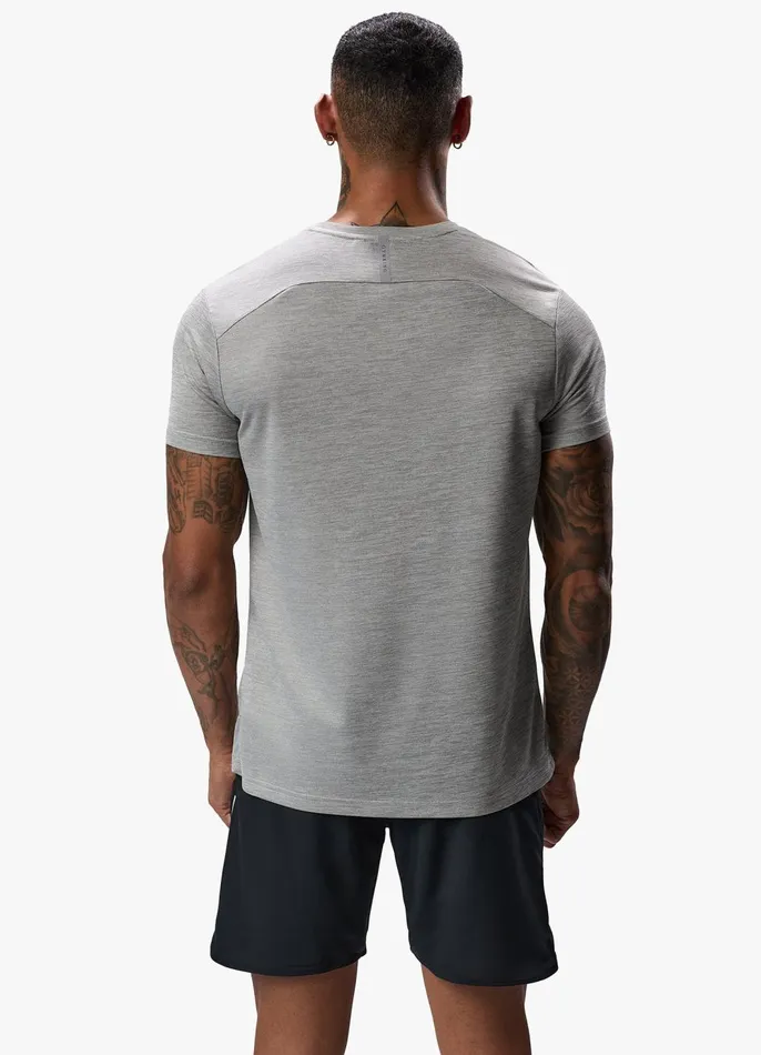 Gym King Gymwear Men Element Tee 8211 Grey Marl