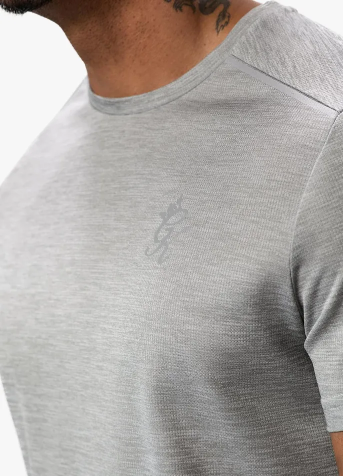 Gym King Gymwear Men Element Tee 8211 Grey Marl