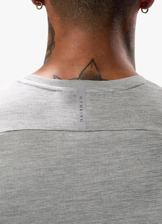 Gym King Gymwear Men Element Tee 8211 Grey Marl