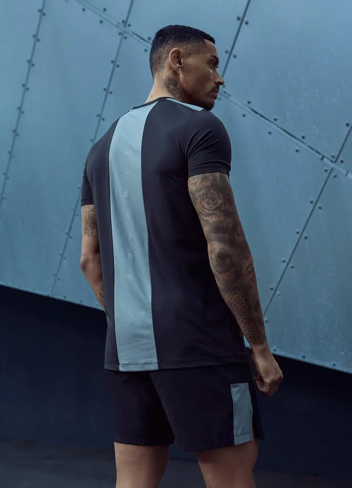Gym King Gymwear Men React Tee 8211 Black