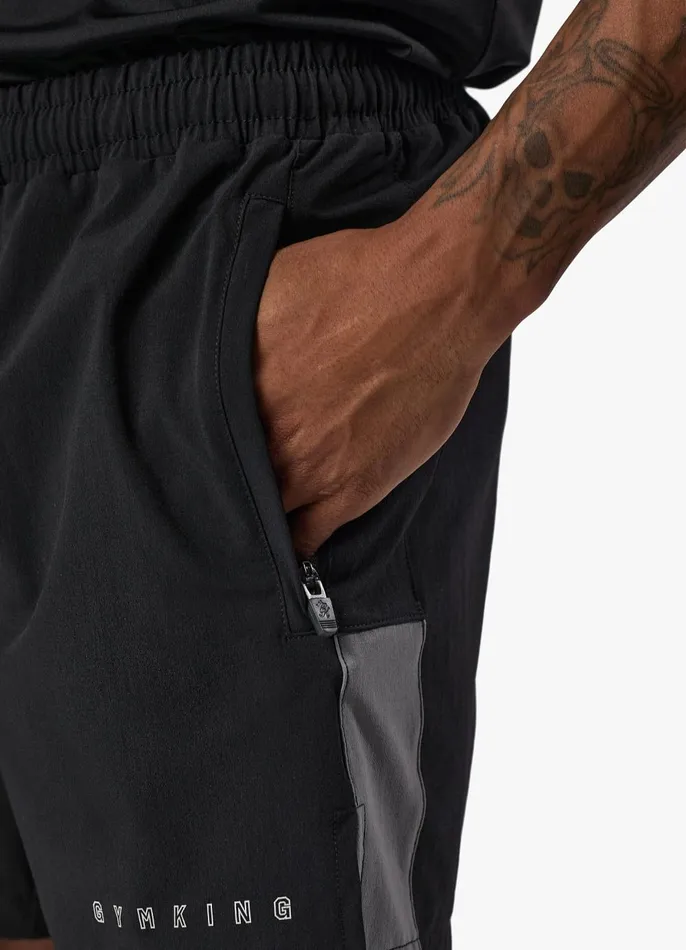 Gym King Gymwear Men React Woven Short 8211 Black