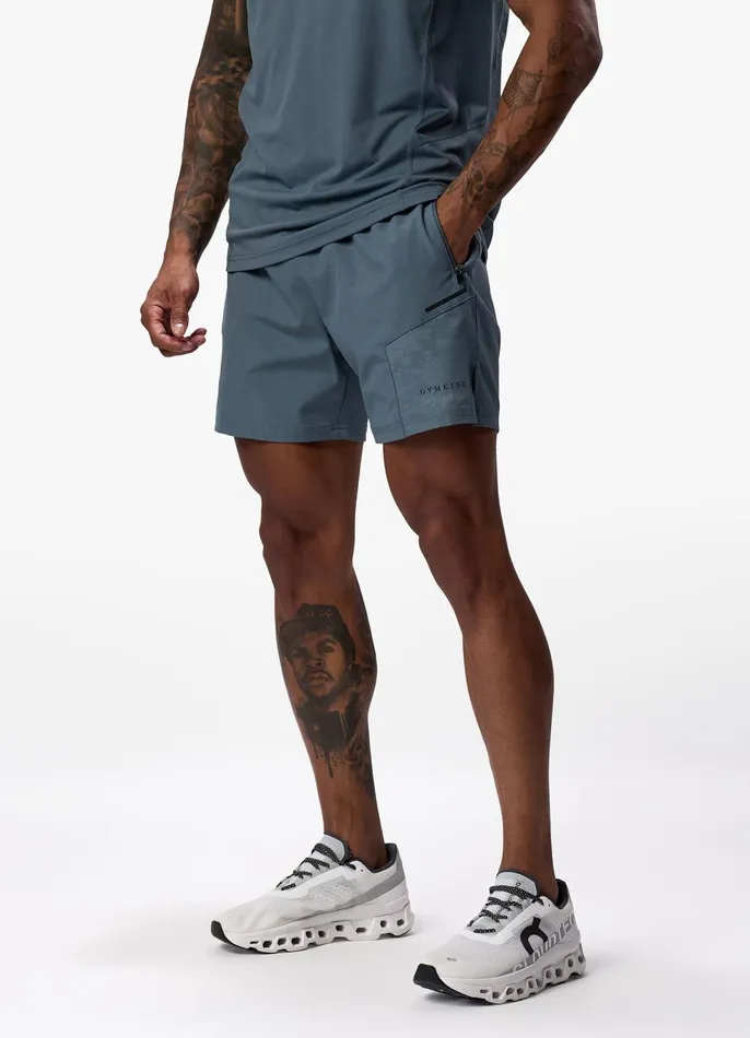 Gym King Gymwear Men Unity Short 8211 Storm Blue