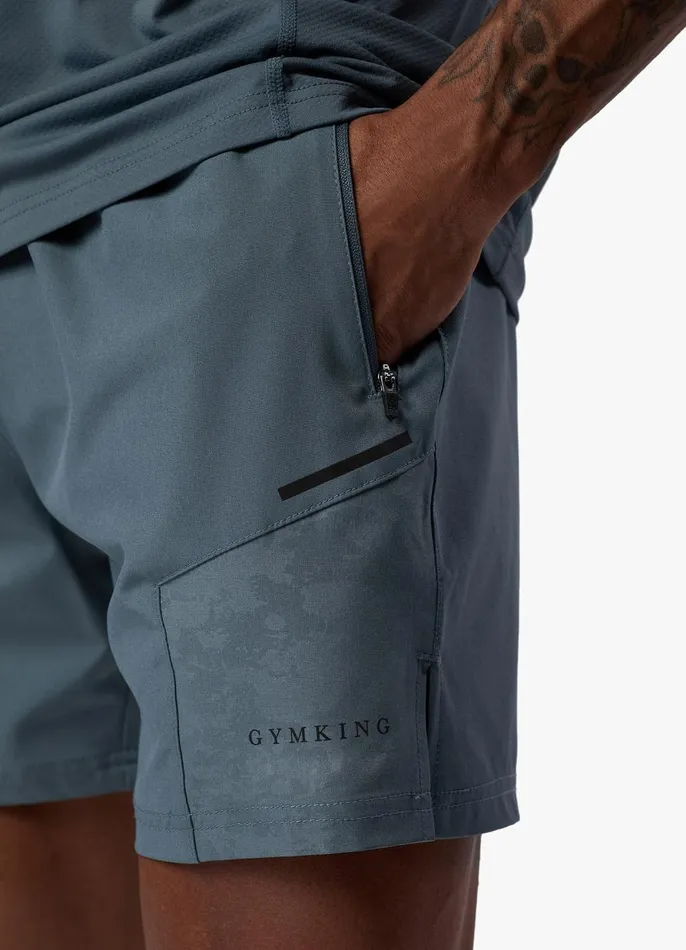 Gym King Gymwear Men Unity Short 8211 Storm Blue