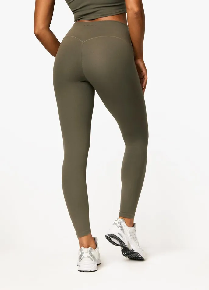Gym King Gymwear Women Peach Luxe Legging 8211 Olive Luxe