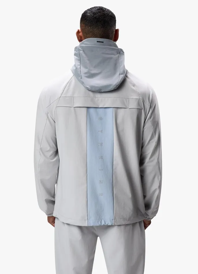 Gym King Outerwear Men React Woven Jacket 8211 Light Grey