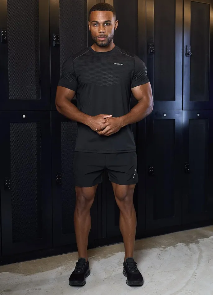Gym King Shorts Men Divergent Short 8211 Black