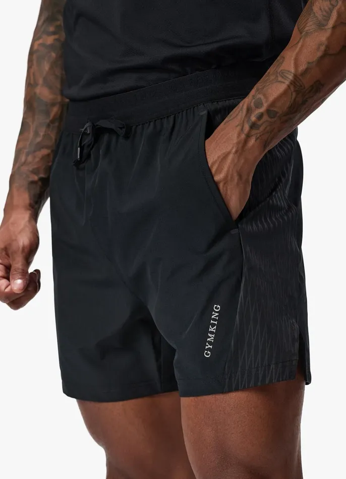 Gym King Shorts Men Divergent Short 8211 Black