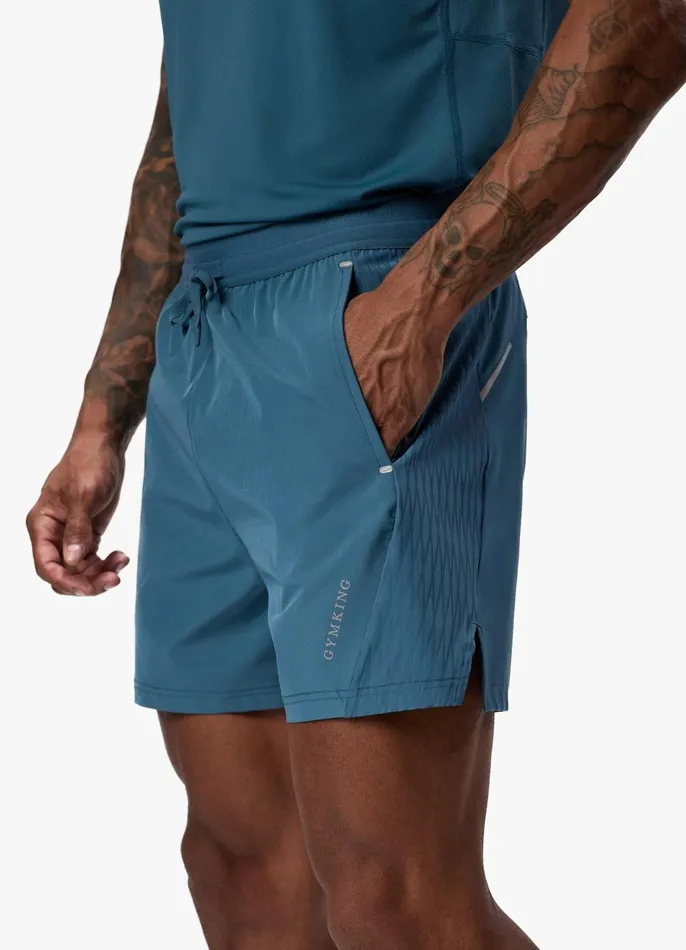 Gym King Shorts Men Divergent Short 8211 Lake Blue