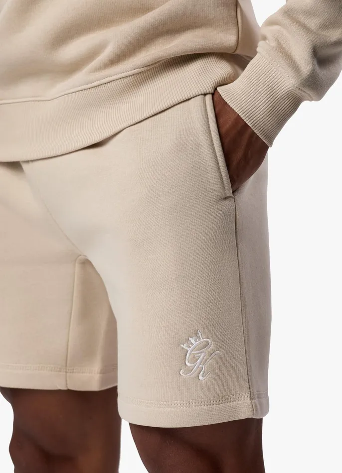 Gym King Shorts Men Fundamental Fleece Short 8211 Light Sand