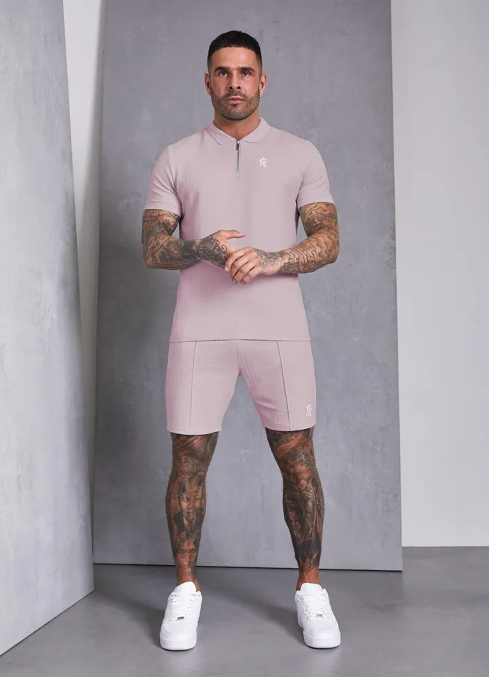 Gym King Shorts Men Riviera Signature Short 8211 Dusky Pink