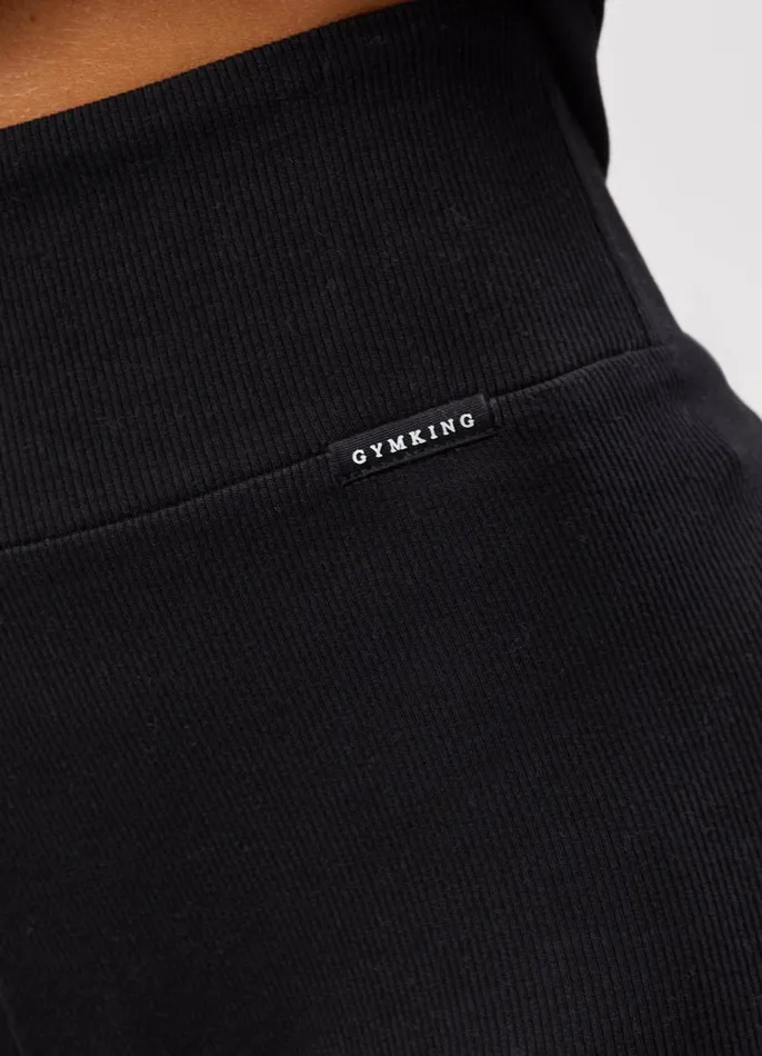 Gym King Shorts Women 365 Rib Cycle Short 8211 Black