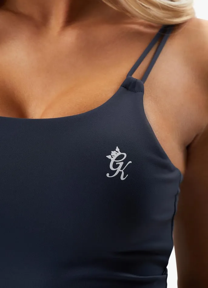 Gym King Sports Bras Women 365 Long Line Tank 8211 Midnight Blue