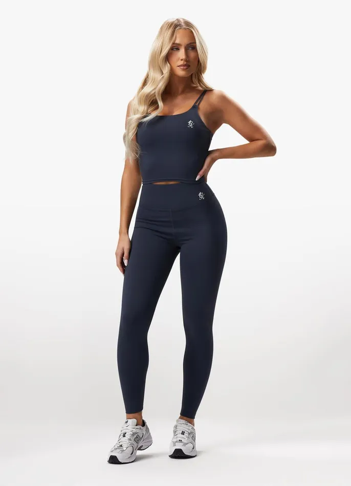 Gym King Sports Bras Women 365 Long Line Tank 8211 Midnight Blue