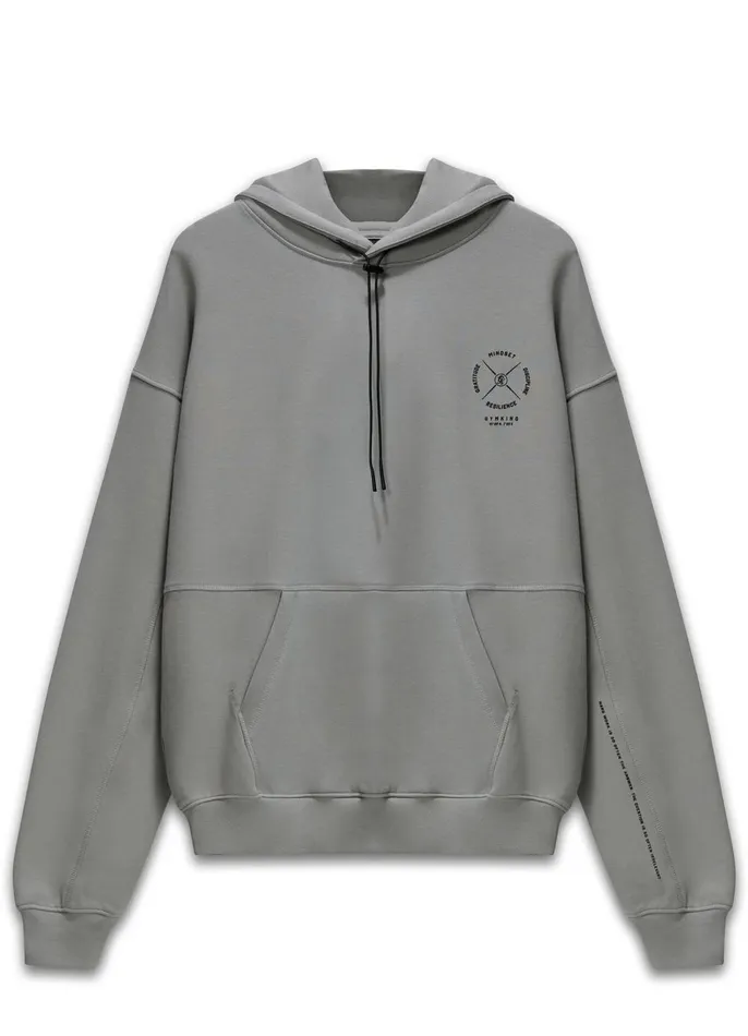 Gym King Sweatshirts and Hoodies Men Compass Hood 8211 Urban Grey