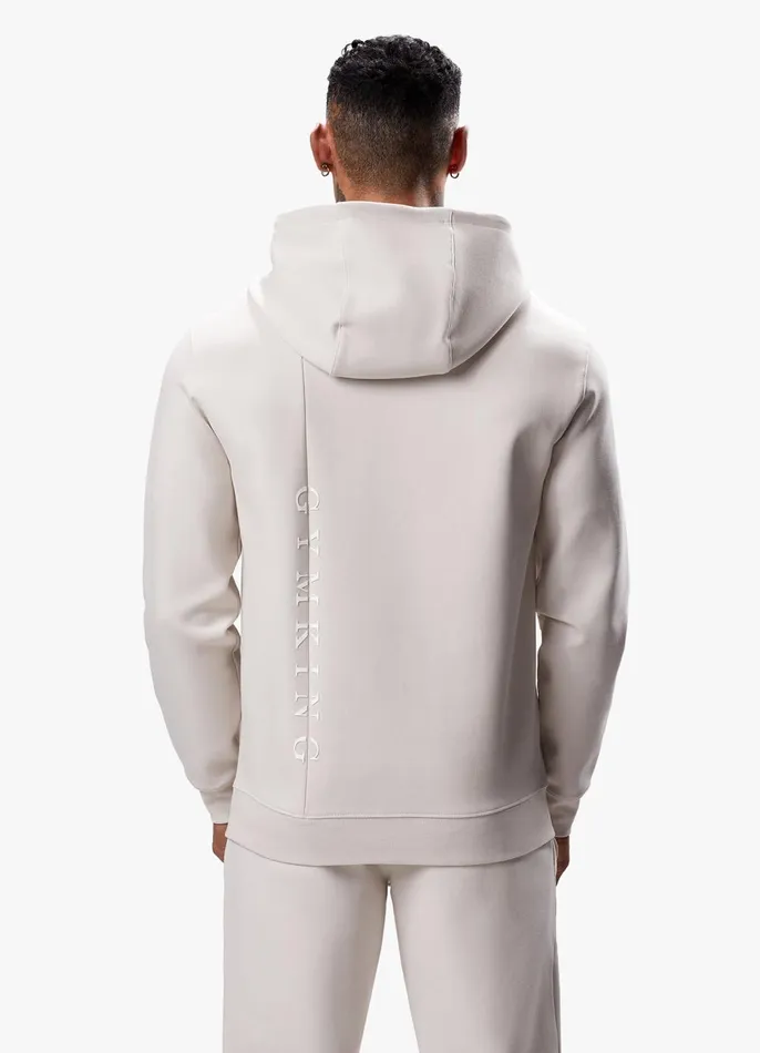 Gym King Sweatshirts and Hoodies Men Split Linear Hood 8211 Stone Grey