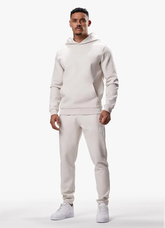 Gym King Sweatshirts and Hoodies Men Split Linear Hood 8211 Stone Grey