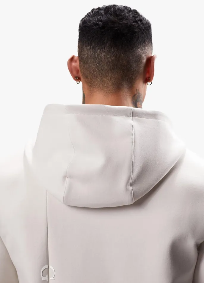 Gym King Sweatshirts and Hoodies Men Split Linear Hood 8211 Stone Grey