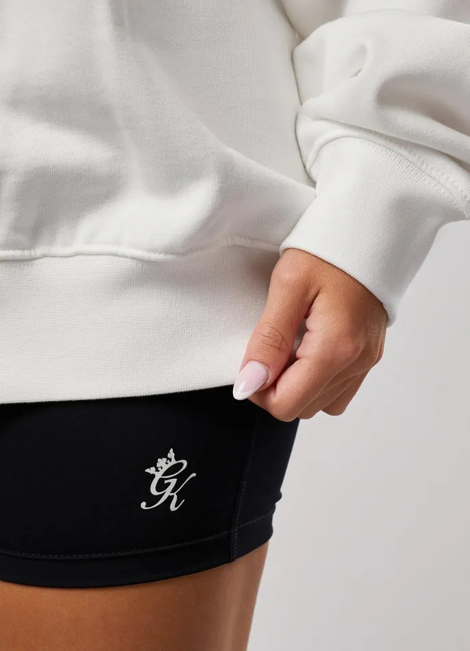 Gym King Sweatshirts and Hoodies Women GKW Relaxed Fit Crew 8211 Cream