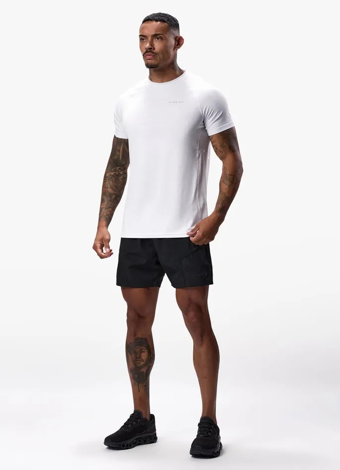 Gym King TShirts Men Energy Linear Tee 8211 White