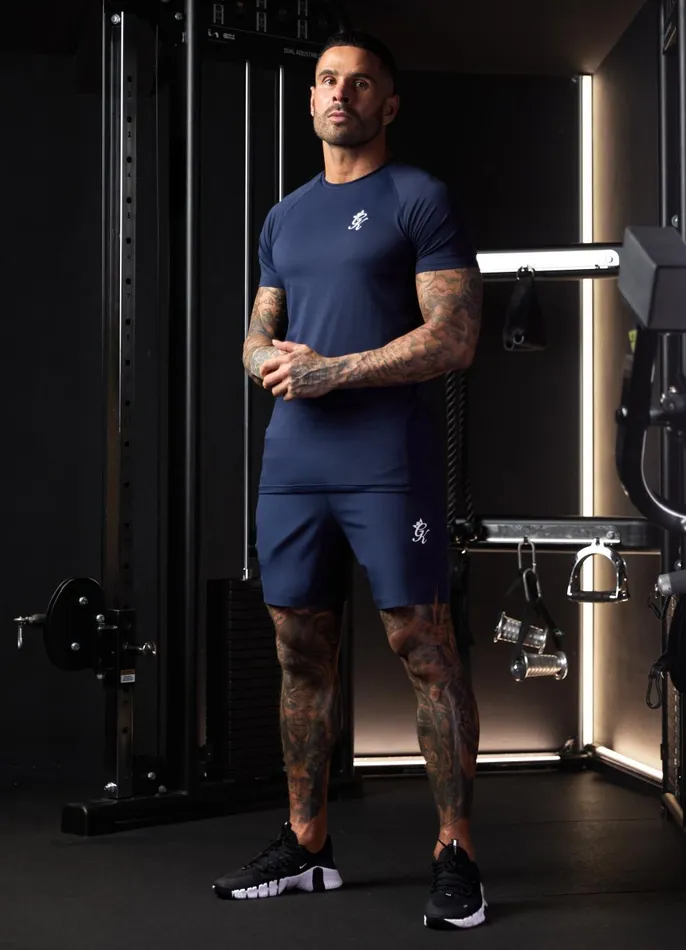 Gym King TShirts Men Energy Tee 8211 Navy