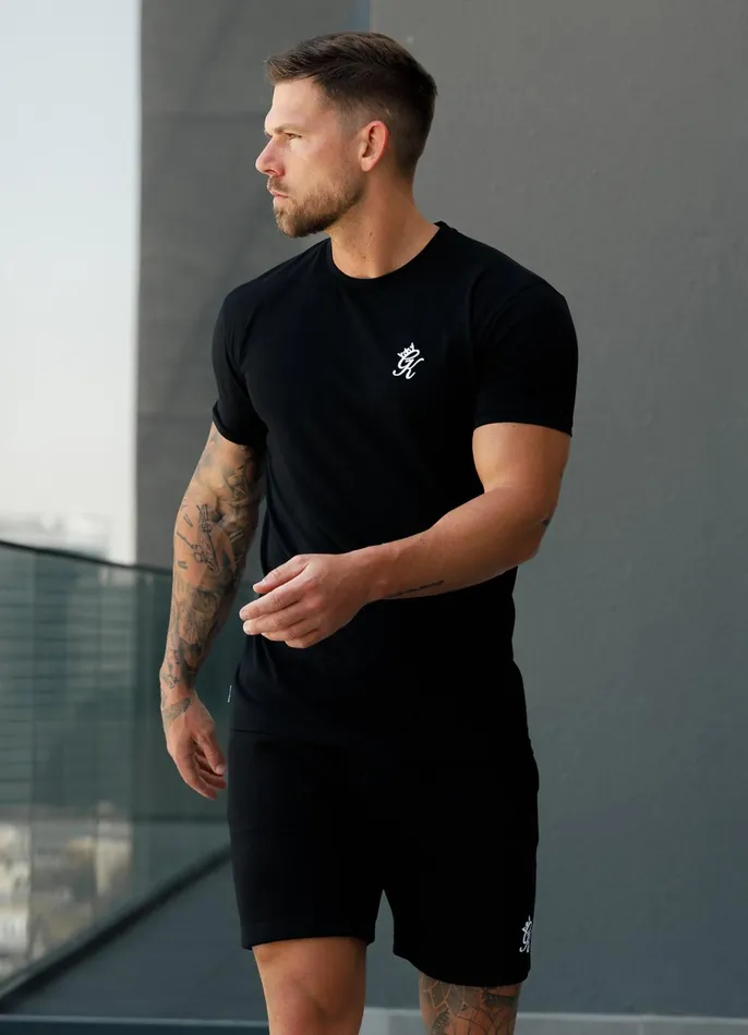 Gym King TShirts Men Fundamental Jersey Tee 8211 Black