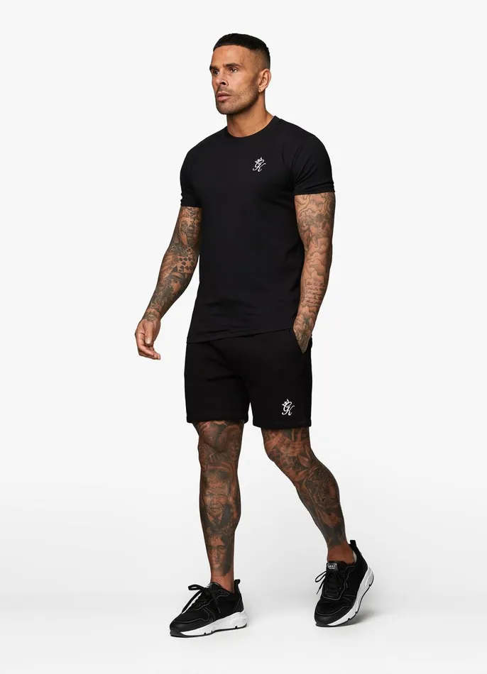 Gym King TShirts Men Fundamental Jersey Tee 8211 Black
