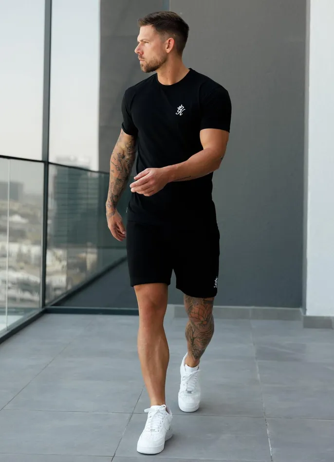 Gym King TShirts Men Fundamental Jersey Tee 8211 Black