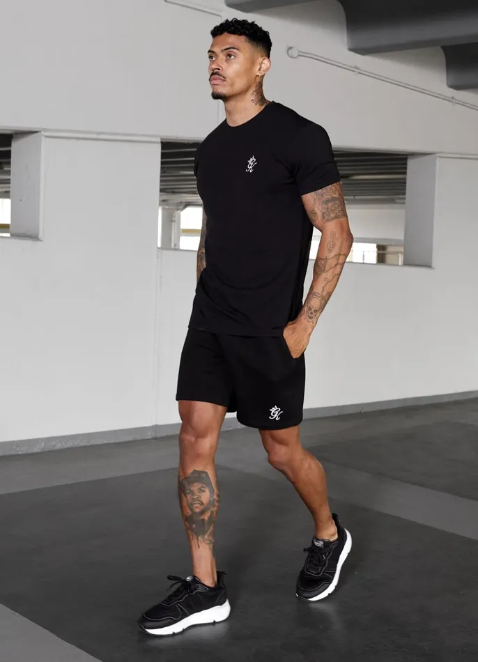 Gym King TShirts Men Fundamental Jersey Tee 8211 Black
