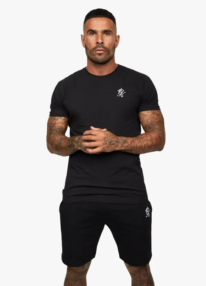 Gym King TShirts Men Fundamental Jersey Tee 8211 Black