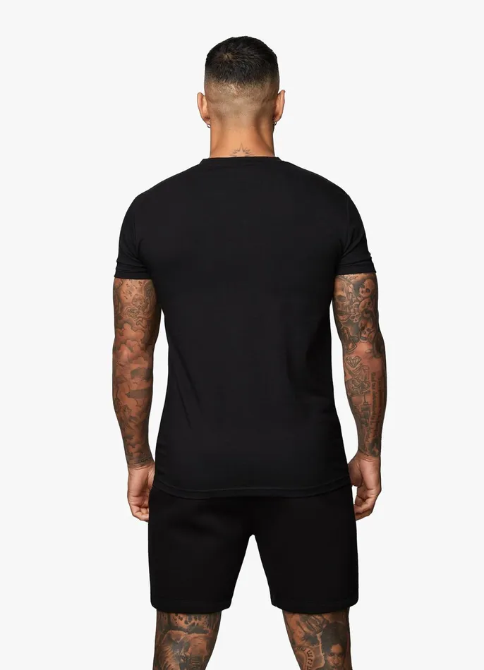 Gym King TShirts Men Fundamental Jersey Tee 8211 Black