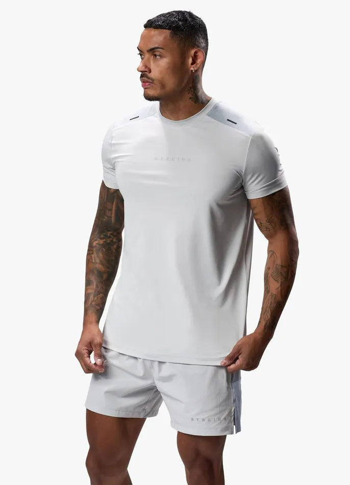 Gym King TShirts Men React Tee 8211 Light Grey