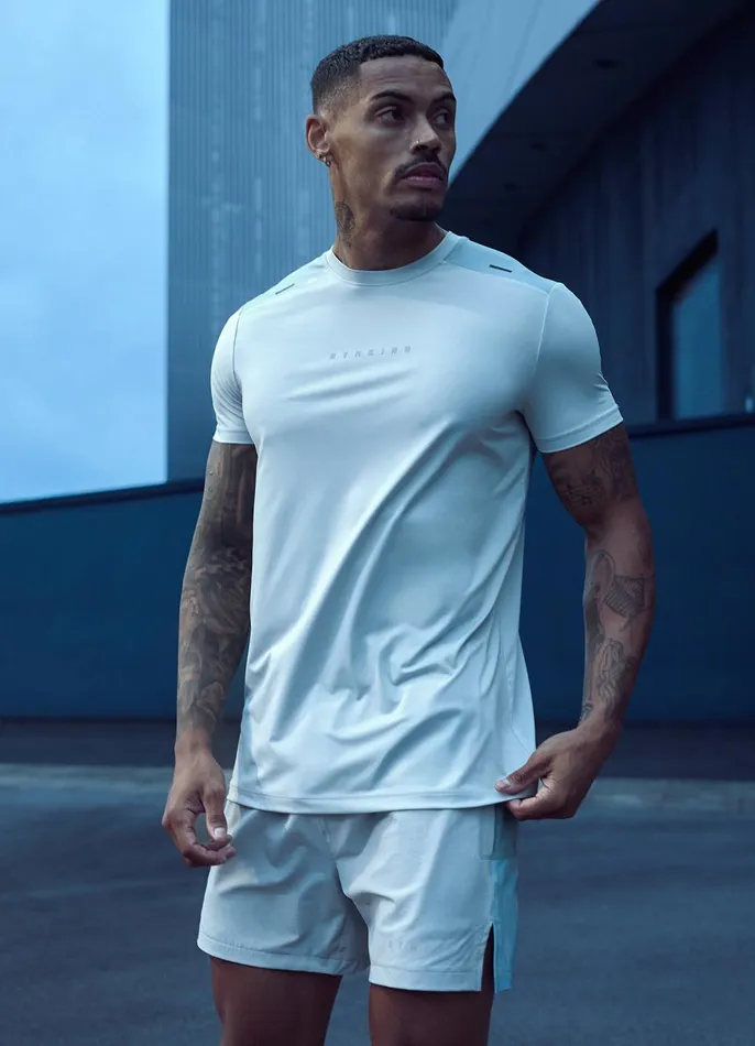 Gym King TShirts Men React Tee 8211 Light Grey
