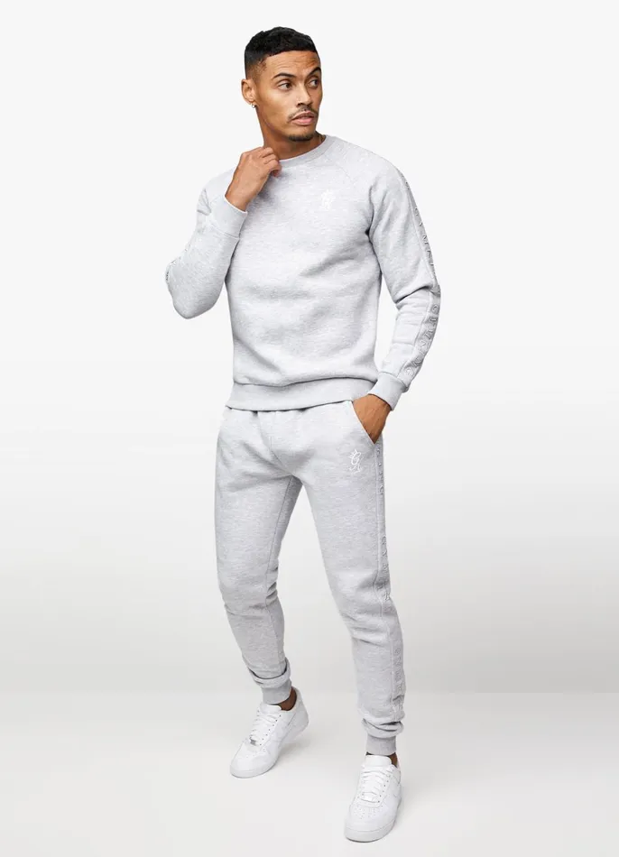 Gym King Tracksuit Bottoms Men Elevate Jogger 8211 Grey Marl