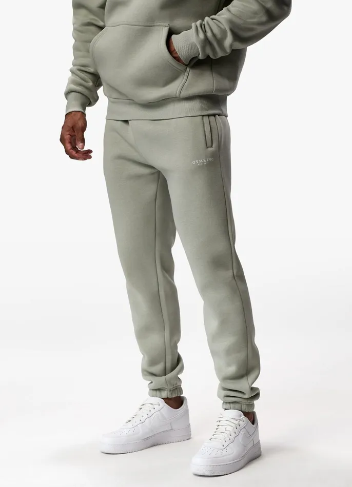 Gym King Tracksuit Bottoms Men Established Jogger 8211 Sage Grey