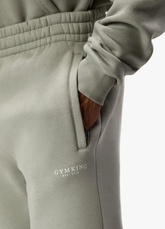 Gym King Tracksuit Bottoms Men Established Jogger 8211 Sage Grey