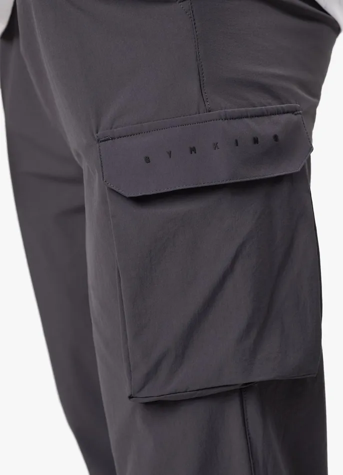 Gym King Tracksuit Bottoms Men Rebellion Cargo Jogger 8211 Graphite