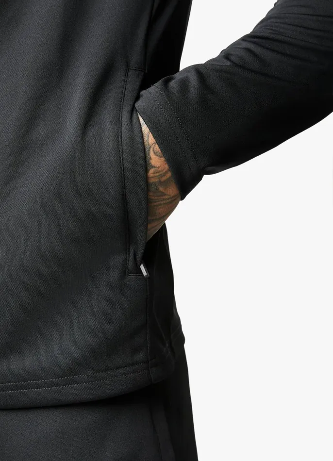 Gym King Tracksuit Tops Men 365 Lightweight Poly Training Hood 8211 Black