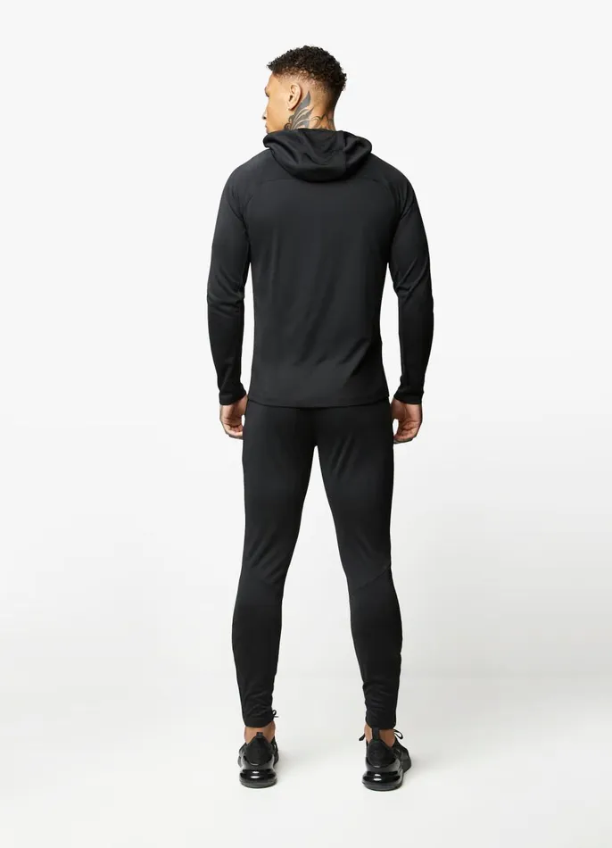 Gym King Tracksuit Tops Men 365 Lightweight Poly Training Hood 8211 Black