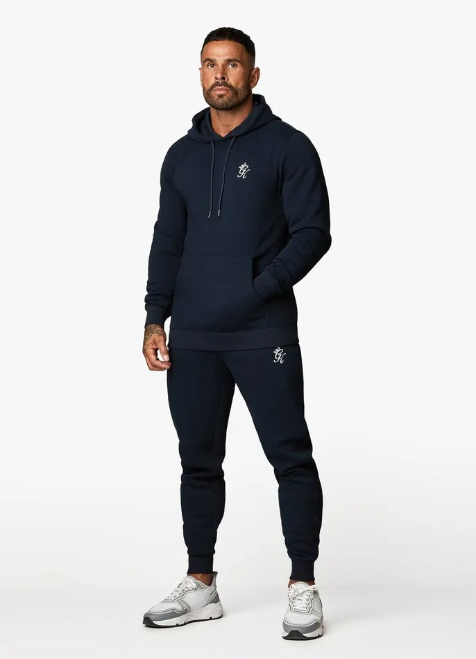 Gym King Tracksuits Men Fundamental Hood Tracksuit 8211 Navy