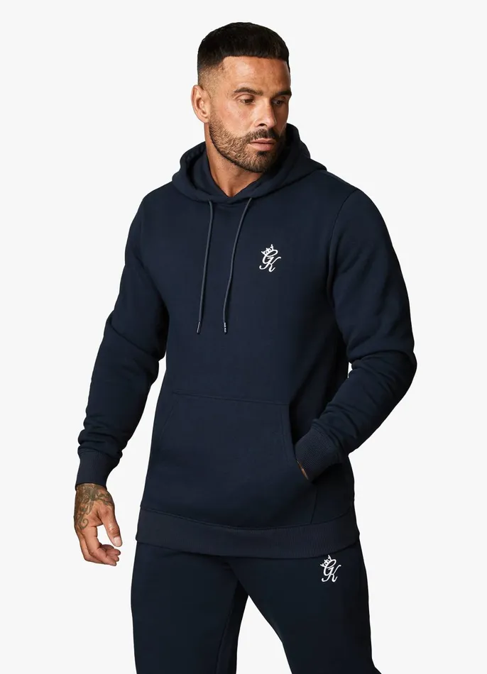 Gym King Tracksuits Men Fundamental Hood Tracksuit 8211 Navy