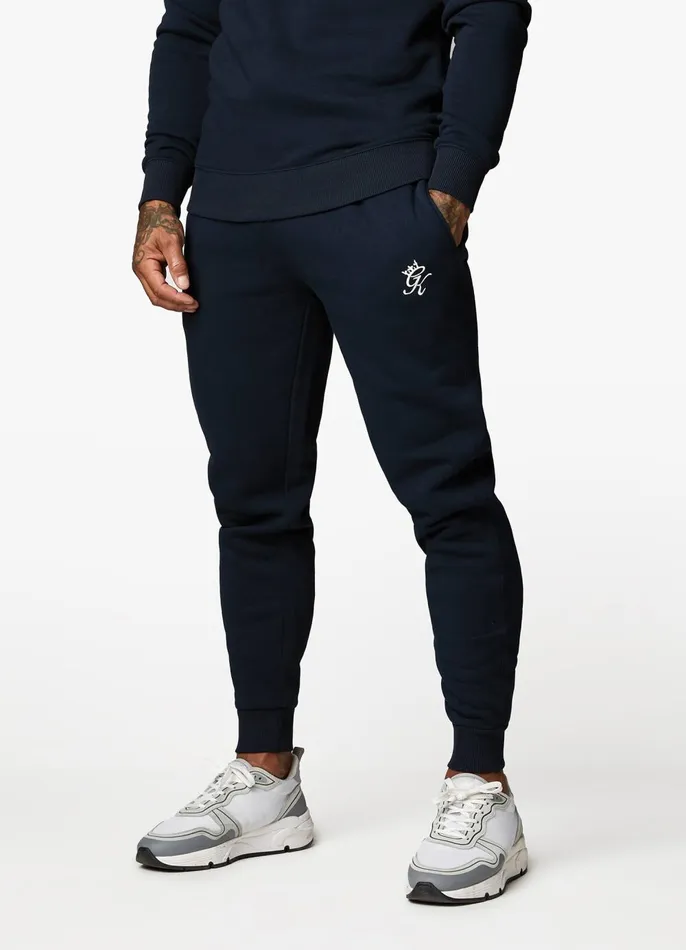 Gym King Tracksuits Men Fundamental Hood Tracksuit 8211 Navy