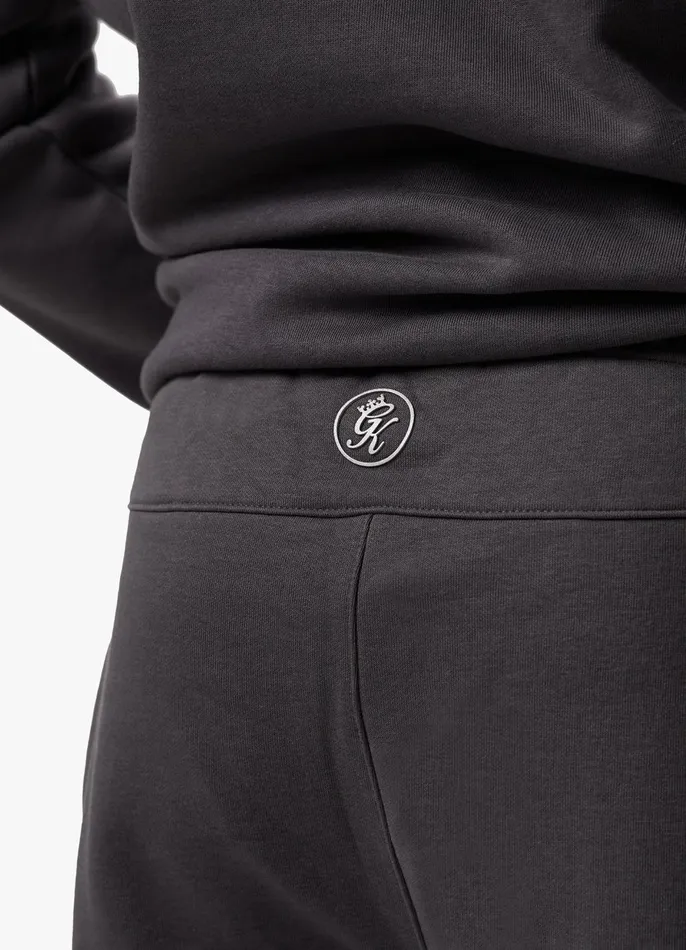 Gym King Tracksuits Men Pro Logo Fleece Tracksuit 8211 Graphite