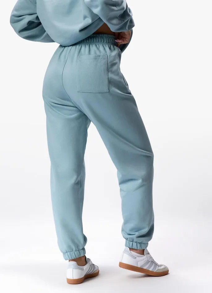 Gym King Tracksuits Women Established Crew Tracksuit 8211 Stone Blue